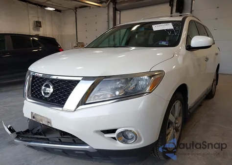 2015 Nissan Pathfinder Platinum from USA, damaged, VIN 5N1AR2MM4FC712694